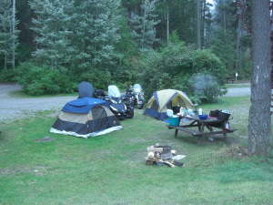 Campsite in the Evening