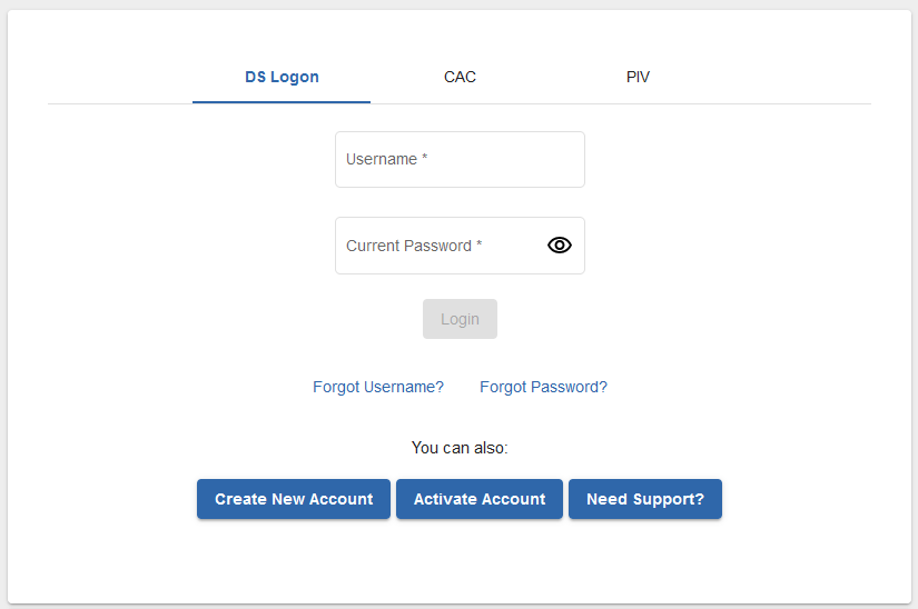 The Dreaded DS Logon form